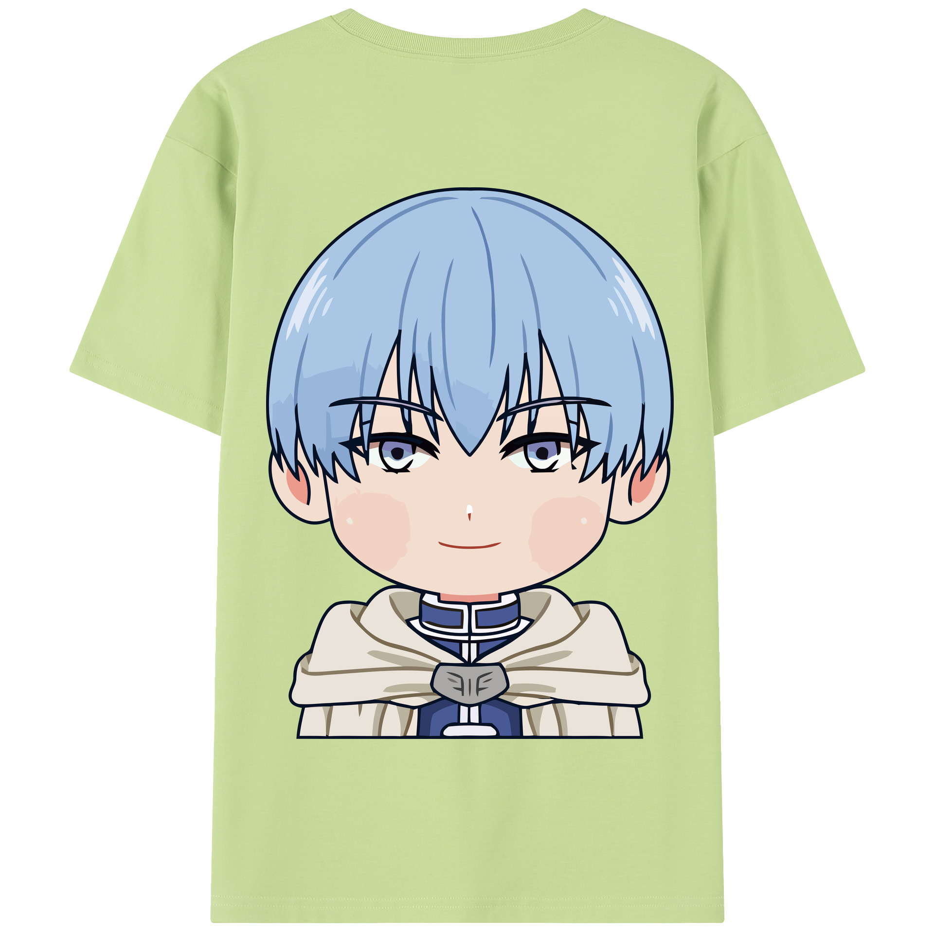 （画像用） 葬送のフリーレン Frieren 綿100％半袖Tシャツ（背面プリント）